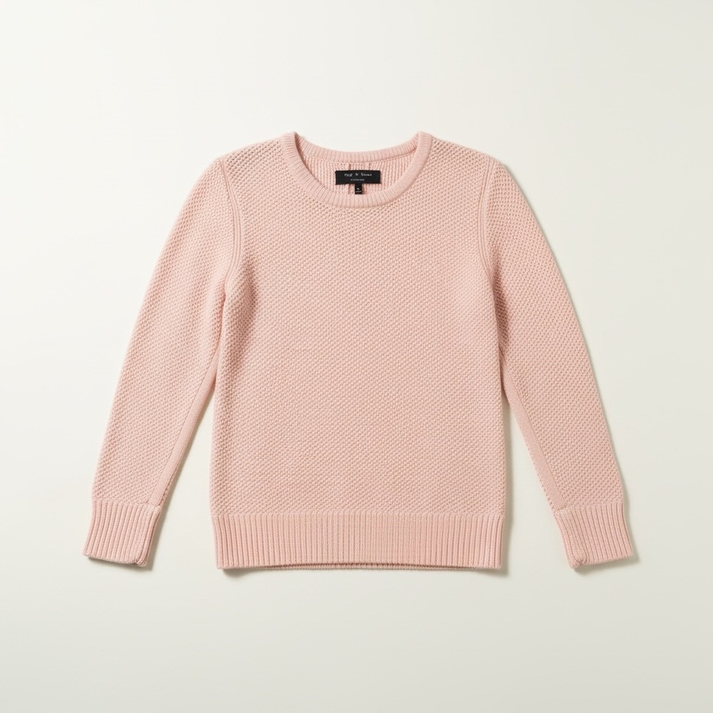 rag & bone Blush Crew Neck Knitted Sweater